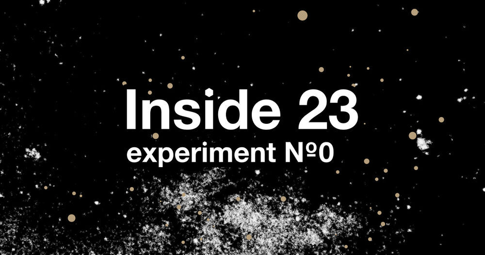 亀梨和也「Inside 23　experiment No.0/No.B」の生配信が決定しました！